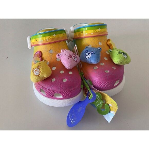 CROCS Care Bears Collaboration Crush Clog Light On 210103 Men’s 4 Women’s 6 NEW - Picture 2 of 15
